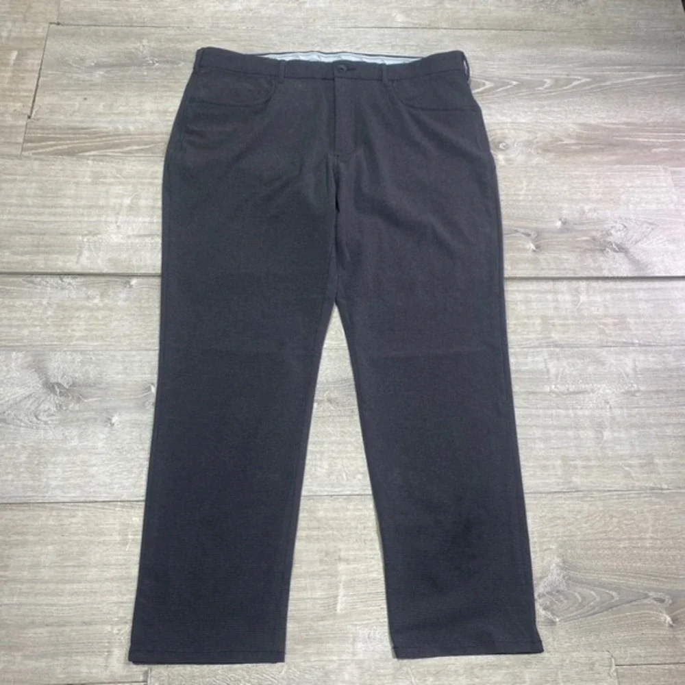 Tommy Bahama Pants‎ Mens 38x30 Stretch Performance Dress Casual Black Pineapple